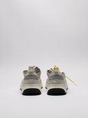 Vista posteriore sneaker Santoni grigie