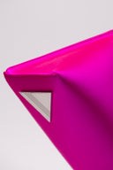 Clutch di The Attico in raso fucsia