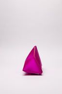 Clutch di The Attico in raso fucsia