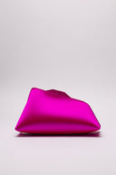 Clutch di The Attico in raso fucsia