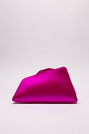 Clutch di The Attico in raso fucsia