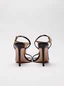 Vista posteriore sandali Tom Ford in pelle lucida