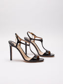 Vista completa sandali Tom Ford in pelle lucida